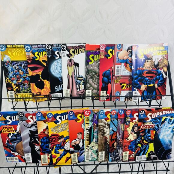 Superman 171-188 190 Lot Last Laugh Joker Our Worlds At War - Picture 1 of 7